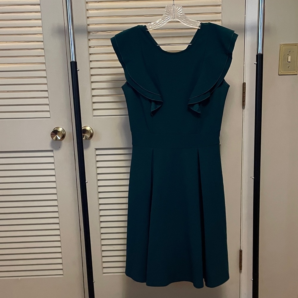 Elegant Dark Green Dress